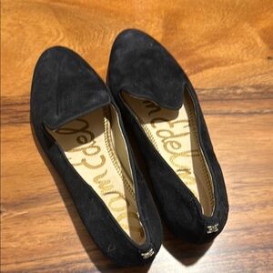 Women's Black Suede Loafers